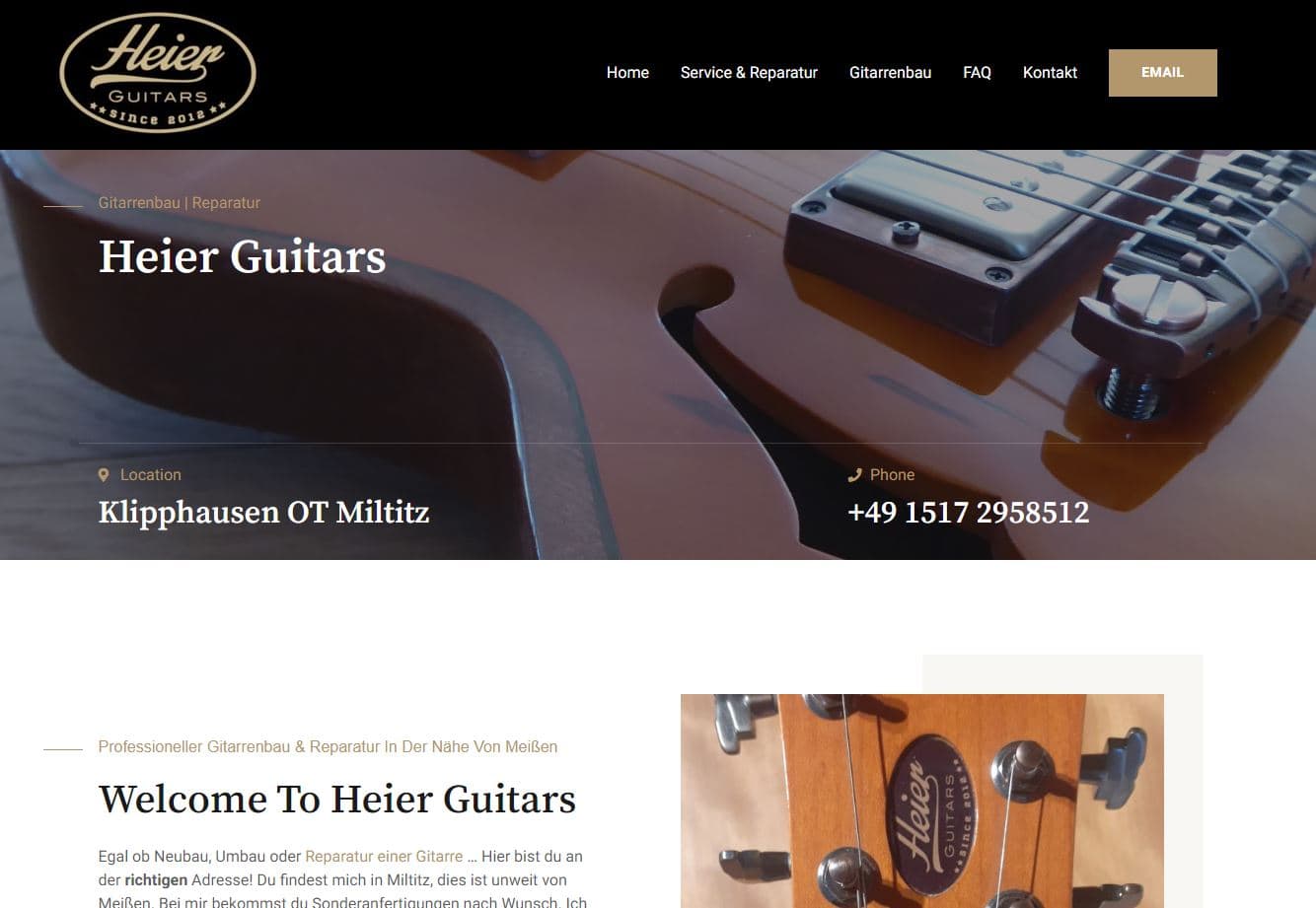 heier guitars portfolio 